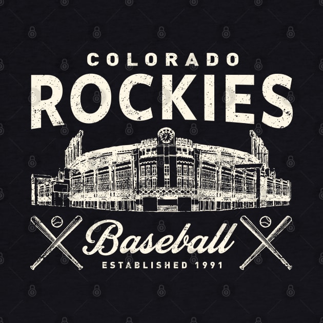 Rockies Coors Field by Buck Tee by Buck Tee